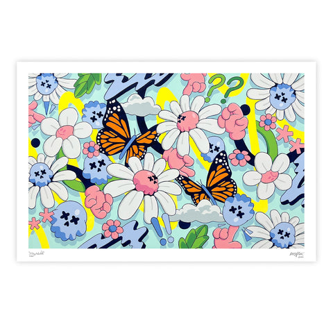 Daisy World Print